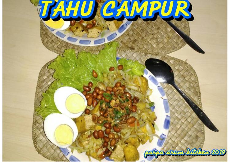 Resep Tahu Campur versi puspa arum kitchen, Lezat Sekali