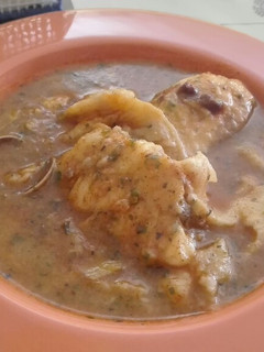 Una foto de Merluza en salsa al pimentón
