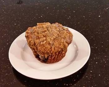 Ultimate Cooking Recipe Blueberry Strusel Muffins with a White Chocolaye Drizzle Most Delicious