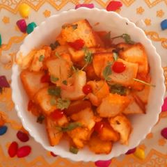 A picture of Bread poha.