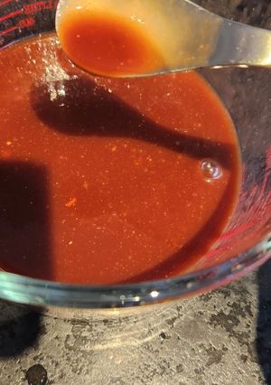 A picture of Pulled pork Carolina Sauce.