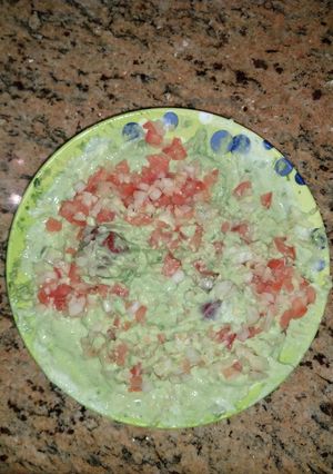 Una foto de Guacamole con Yogurt