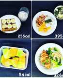 Eat clean - D16: Bánh mì bơ chuối - Bò cuộn nấm kim chân - Mì ức gà áp chảo