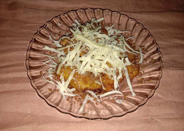 Pisang keju crispy