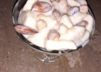 Unique Cuisine Almond Fruit Salad Delicious Simple