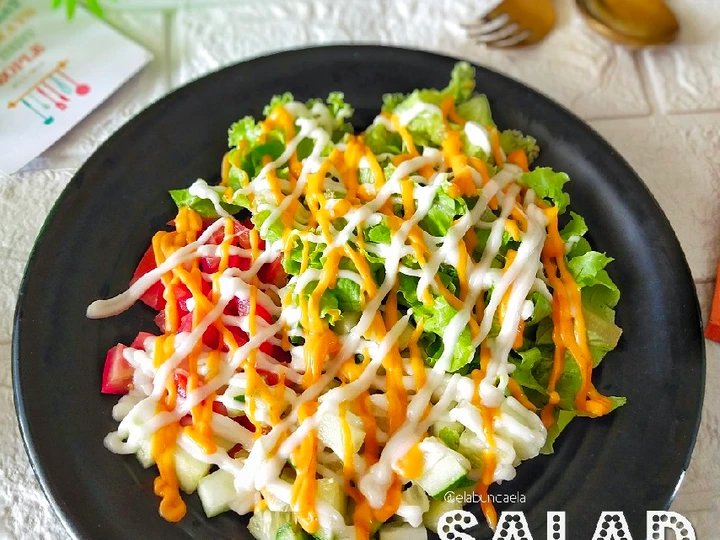 Langkah Mudah untuk Menyiapkan Resep  Salad Simple yang Lezat, Sempurna