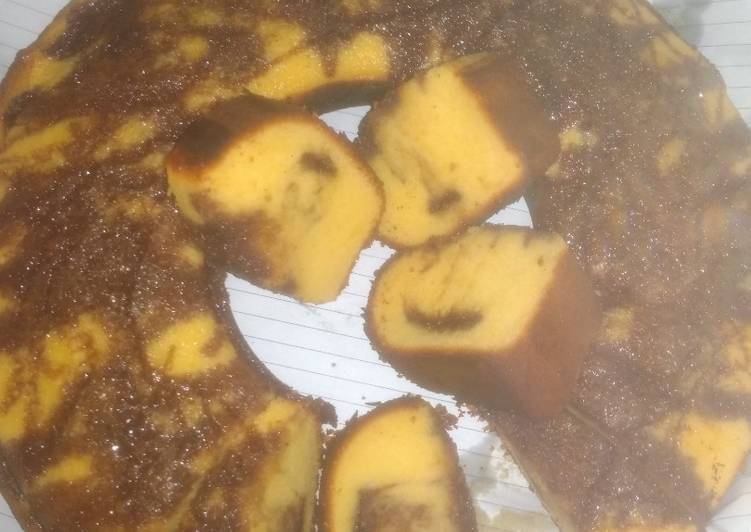 Kue bolu tape coklat