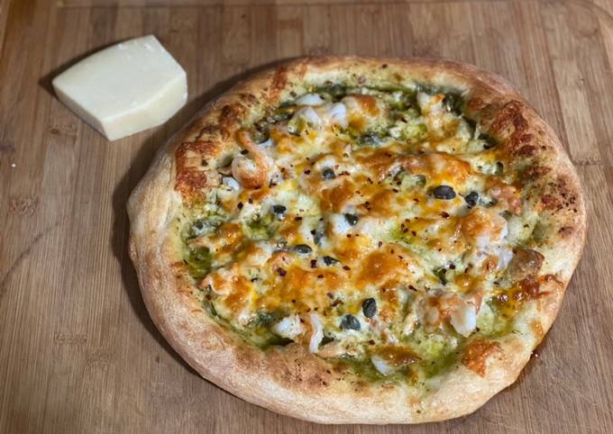 Recipe of Super Quick Homemade Seafood Pizza