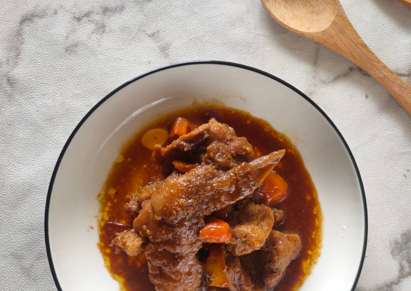 Semur Ayam Kecap Berempah Pedas