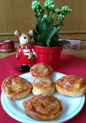 Pizzás csiga recept fotója