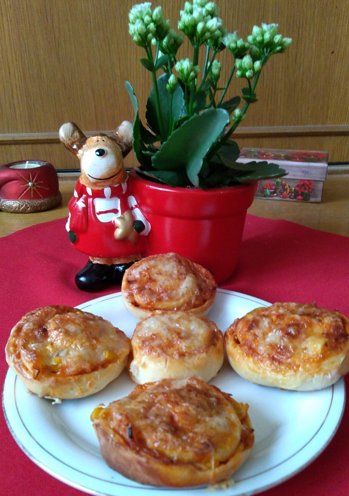 Pizzás csiga recept fotója