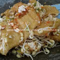 รูปของ Sambal kencur tahu cambah