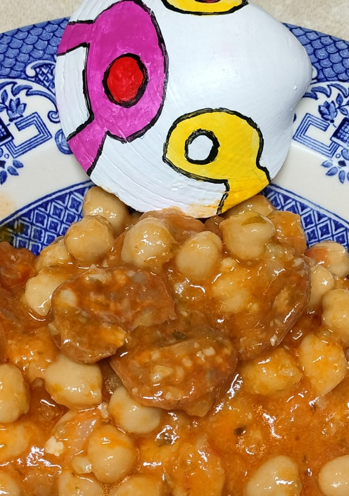 Una foto de Garbanzos con chorizo