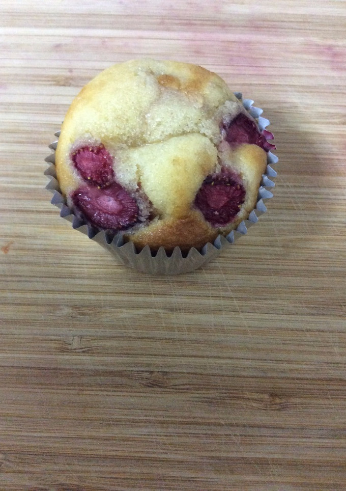 Una foto de Muffins de fresa