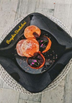 Foto resep Pumpkin Bomboloni