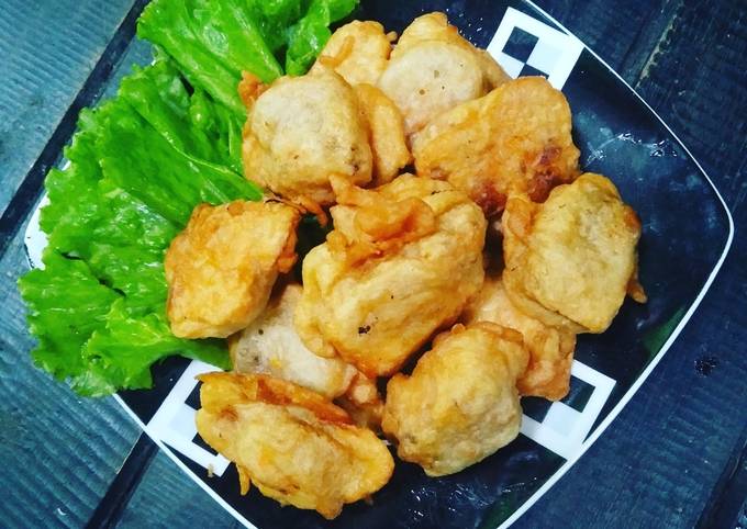 Oncom goreng tepung