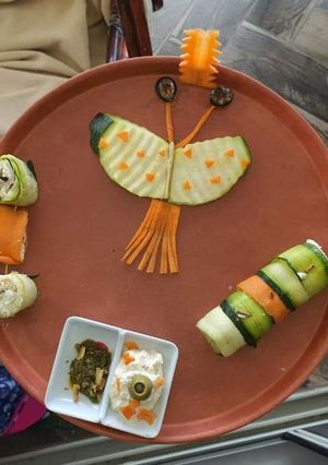 A picture of Paneer susi rollups.
