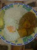 Lenteja con carne y canela
