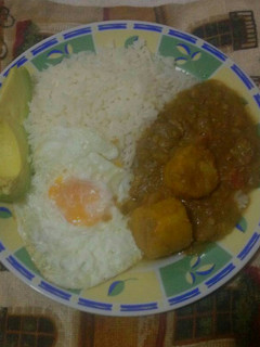 Una foto de Lenteja con carne y canela
