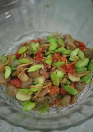Foto resep Oseng pete teri baso