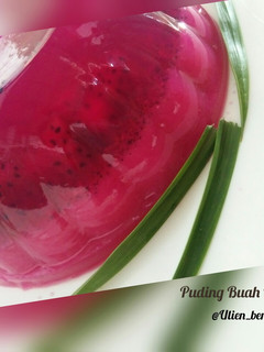 Foto resep Puding buah naga