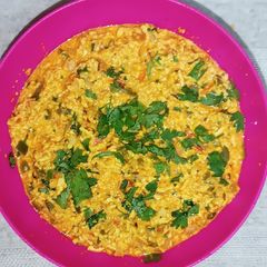 Tofu bhurji A picture of Tofu bhurji.