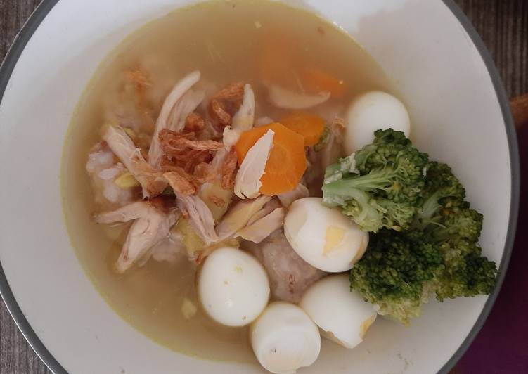 DICOBA@ Resep Bubur ayam sehat menu masakan sehari hari