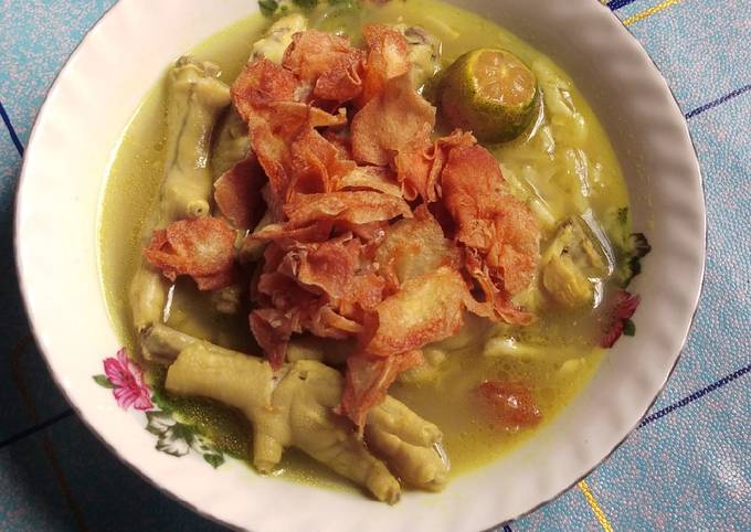 Soto ceker ayam