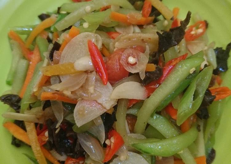 Resep Tumis jipang, buncis, wortel Lezat