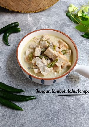 Foto resep Jangan lombok tahu tempe