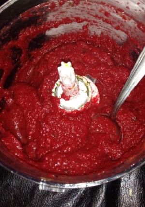 Una foto de Salsa de remolacha y zanahoria 🤤