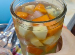 Foto resep Resep Es Cocktail Pepaya & Blewah🍹