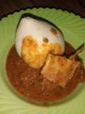 Maize-Semolina Swallow with Busasshen Kubewa