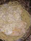 Pasta en Salsa Blanca con Pollo