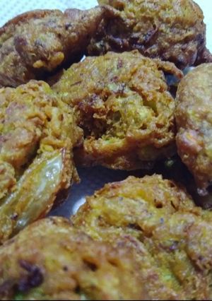 Gambar Cucur Batang Brokoli (Indian style)