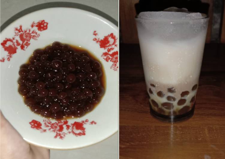 Langkah Mudah untuk Menyiapkan Resep Boba milk tea, Bikin Ngiler