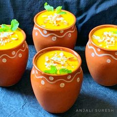 Mango Lassi !! A picture of Mango Lassi !!.
