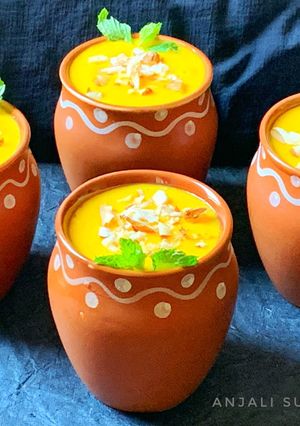 A picture of Mango Lassi !!.
