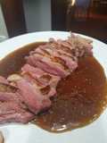 Magret de pato en salsa de miel