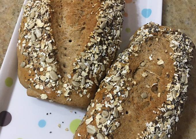 Pan Lactal Integral Con Semillas Y Avena Receta De Cristinarecetas- Cookpad