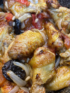 Una foto de Pollo de Navidad en Airfryer Cosori