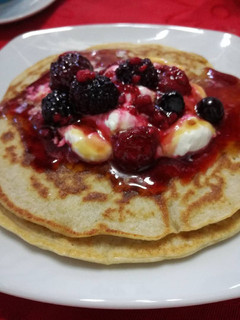 Una foto de Pancakes de avena