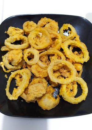 Foto resep Onion ring (Bawang Bombay) Tepung Sajiku/Kobe Simple 👩‍🍳