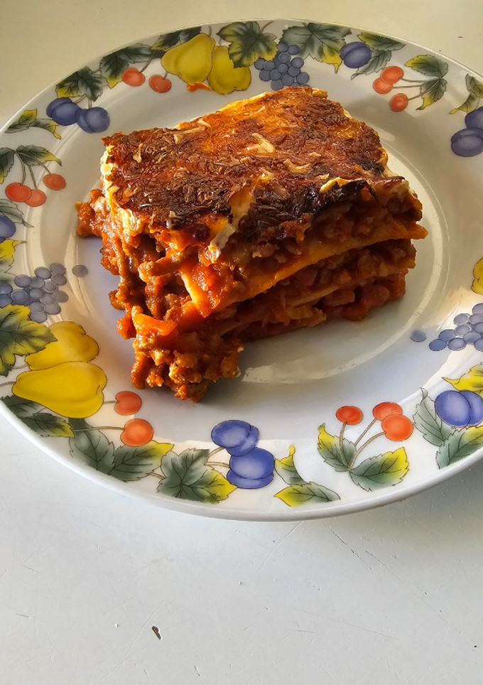 Una foto de Lasaña de carne
