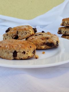 Foto di Biscotti alla banana e doppio cioccolato