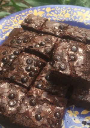 Foto resep Fudgy brownies #dirumahaja