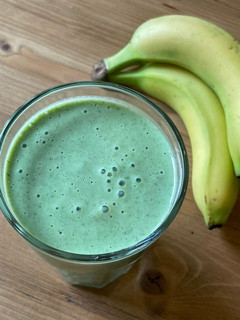 A picture of Tropical Green Smoothie 🥭🍌.