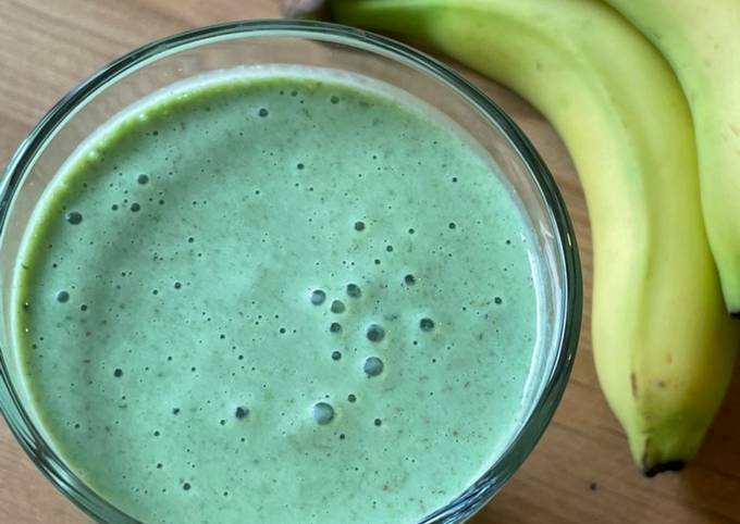 Tropical Green Smoothie 🥭🍌 Recipe