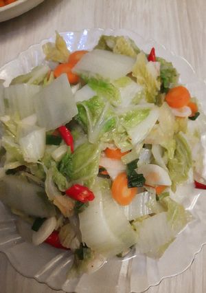 Foto resep Tumis Sawi Putih Wortel