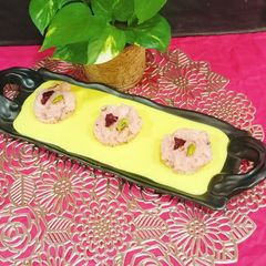 No Bake Chocolate Bread Pudding with Custard Sauce A picture of No Bake Chocolate Bread Pudding with Custard Sauce.